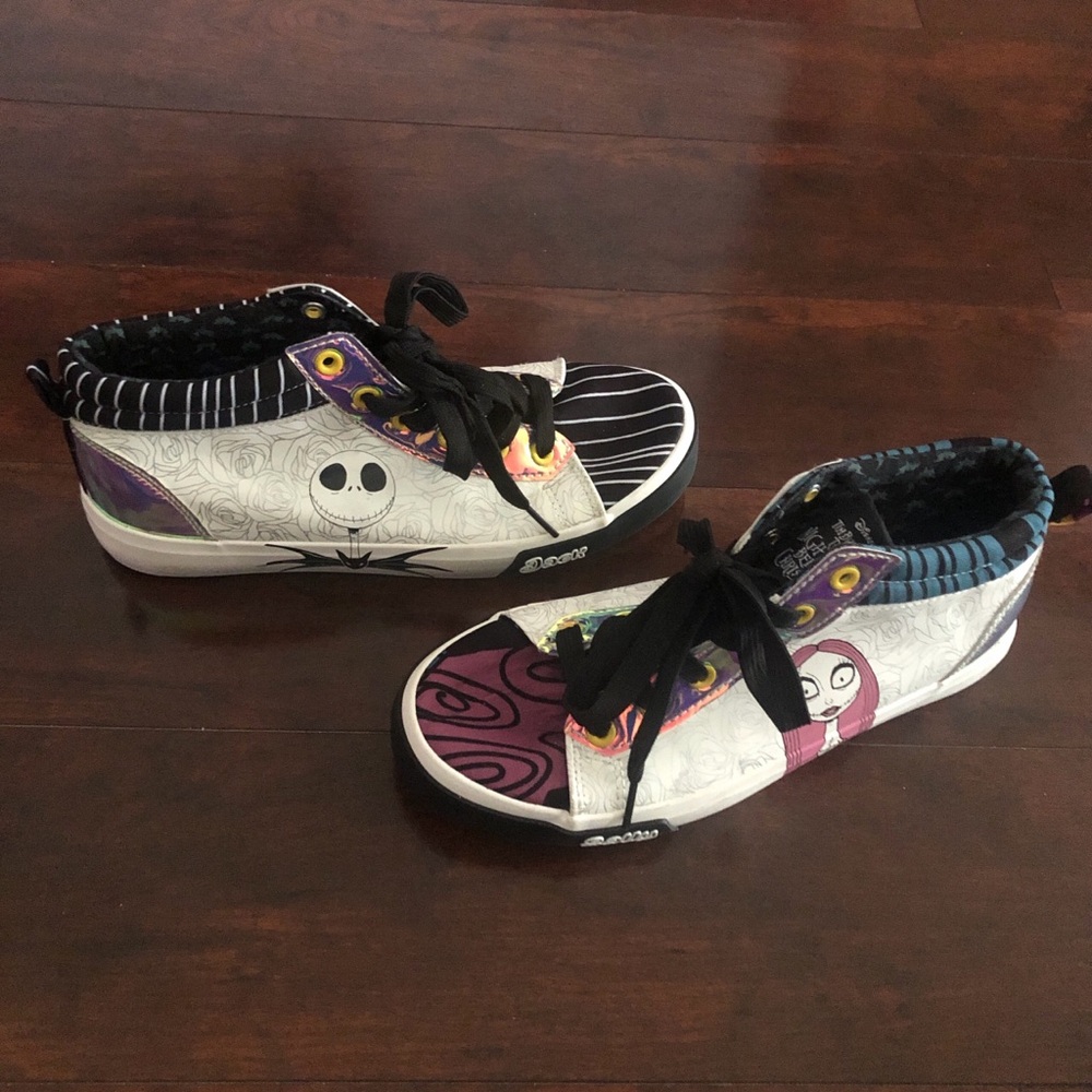“Ground up” Nightmare Before Christmas high top sneakers